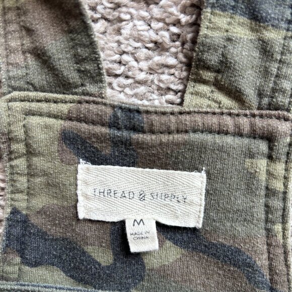 Thread & Supply Army Colours Short Romper - Size M - 60% Cotton 40% Polyester - Picture 3 of 3